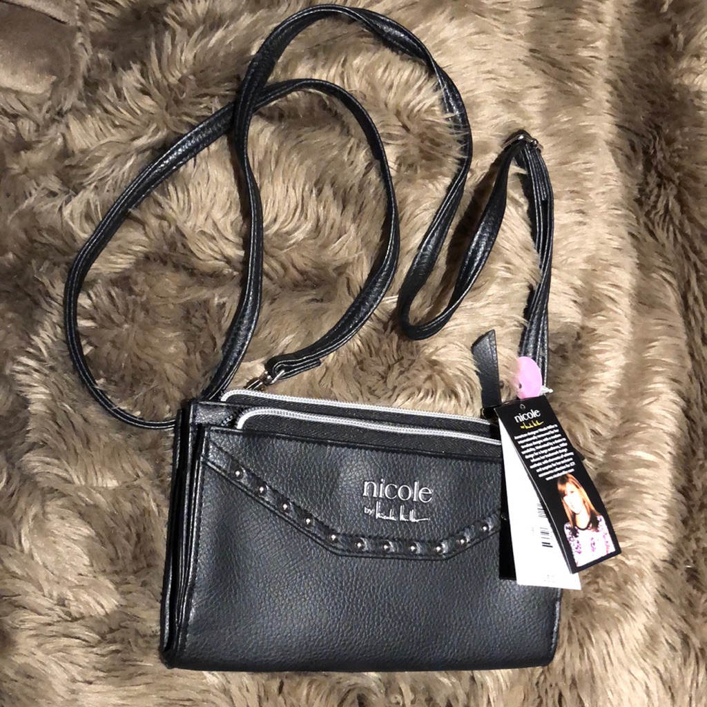 Nicole Black Crossbody Bag
